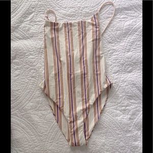 NWT MADEWELL second wave one-piece swimsuit